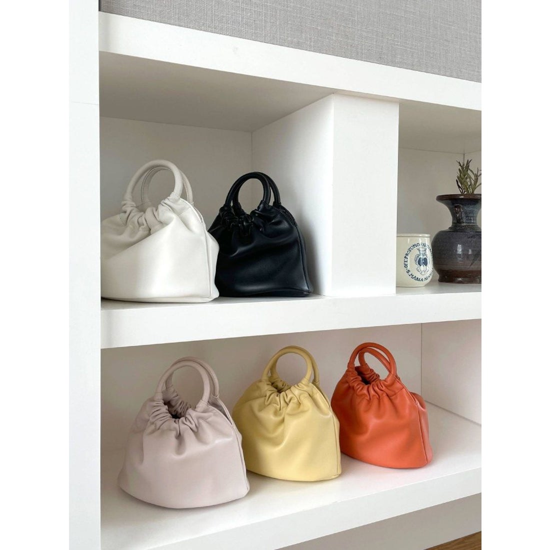 Ungrid ギャザーハンドミニバッグ（オレンジ） -靴＆ファッション通販 ロコンド〜自宅で試着、気軽に返品