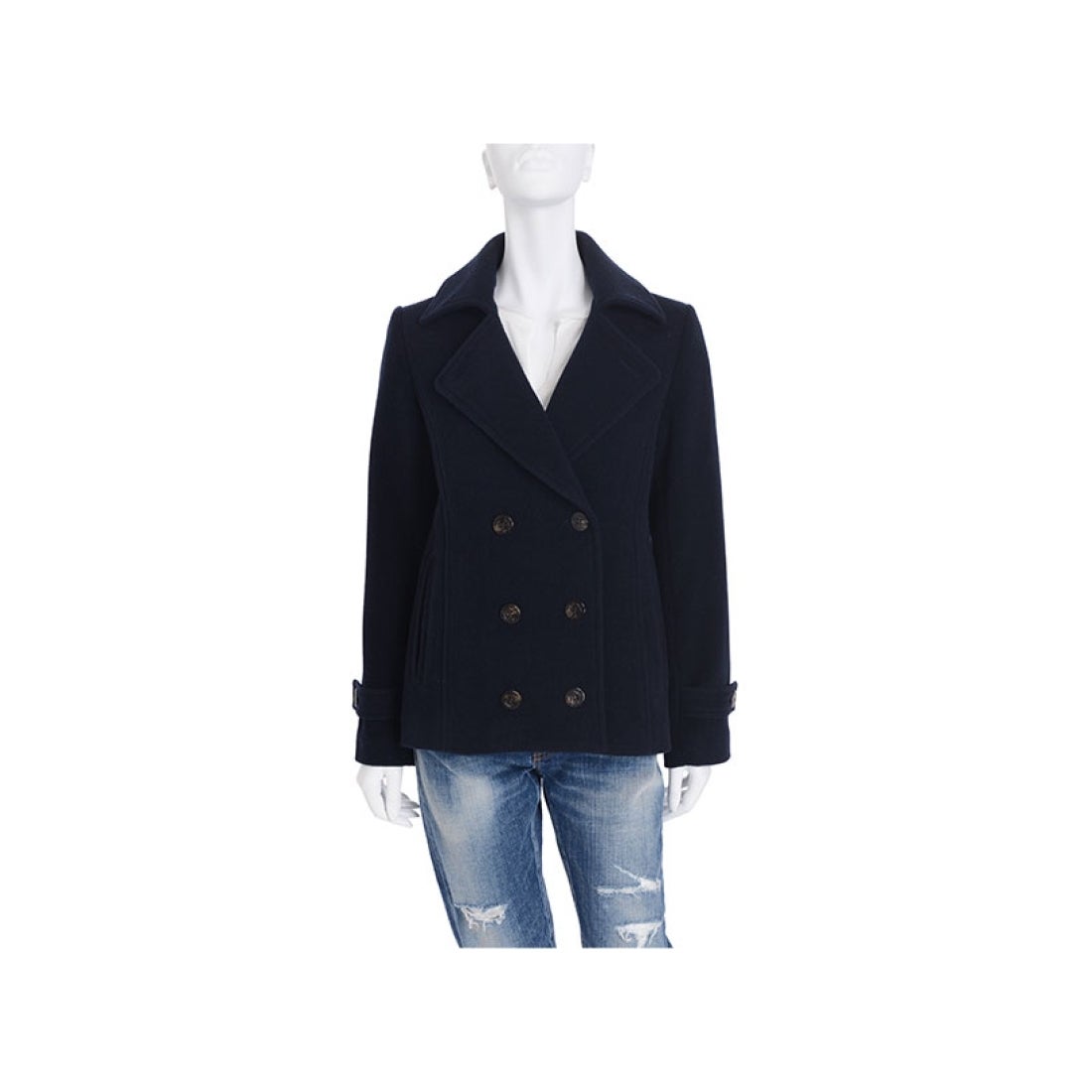 Ungrid ウール混Pコート グレー -ファッション通販 FASHION WALKER