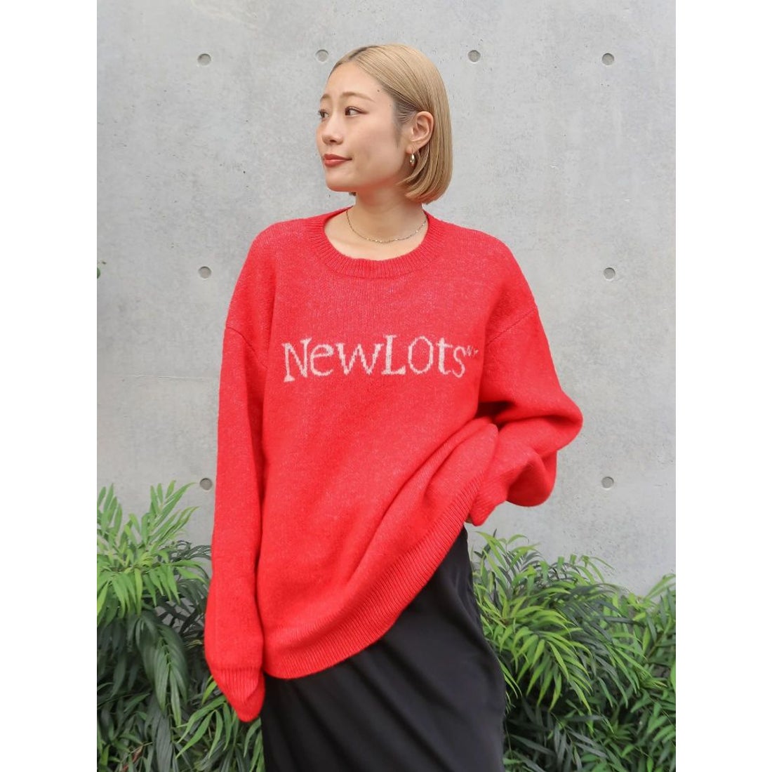 アングリッド Ungrid 【WEB限定】ロゴルーズニット （モカ 
