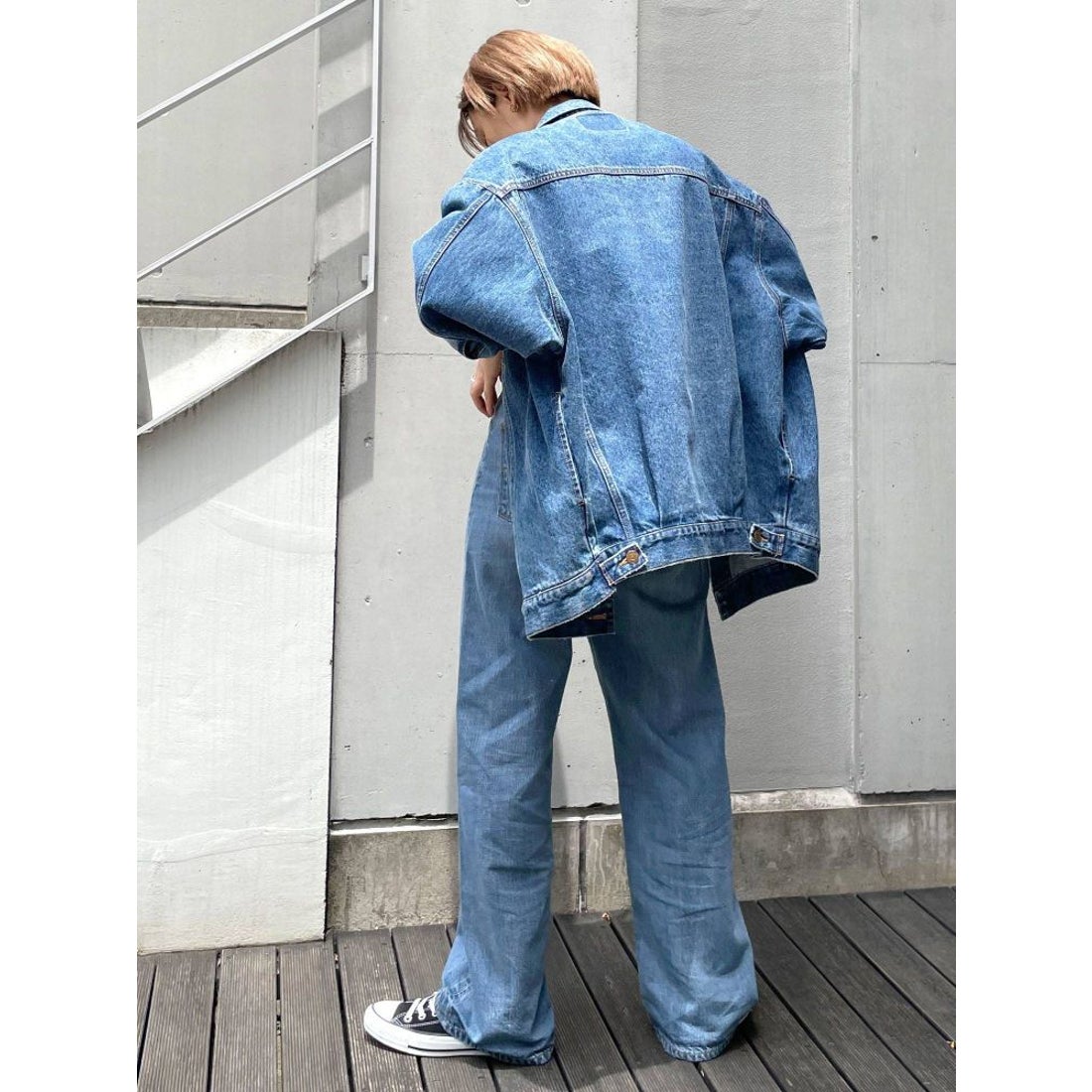Ungrid ビッグシルエットデニムジャケット（ブルー） -靴＆ファッション通販 ロコンド〜自宅で試着、気軽に返品