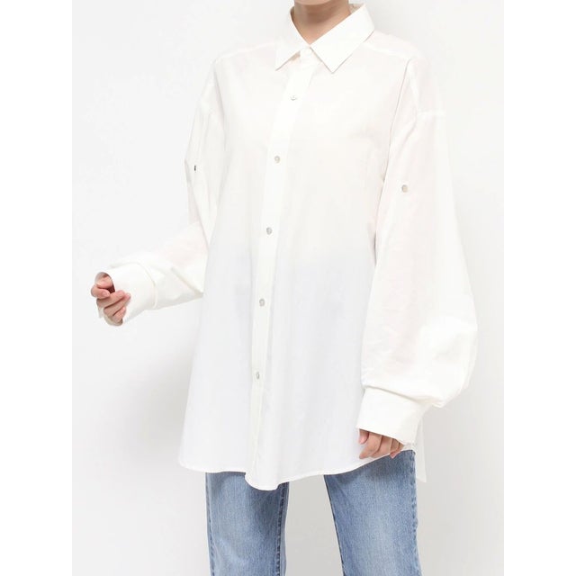 
                    【Cl】スリーブデザインビッグシャツ（オフホワイト）