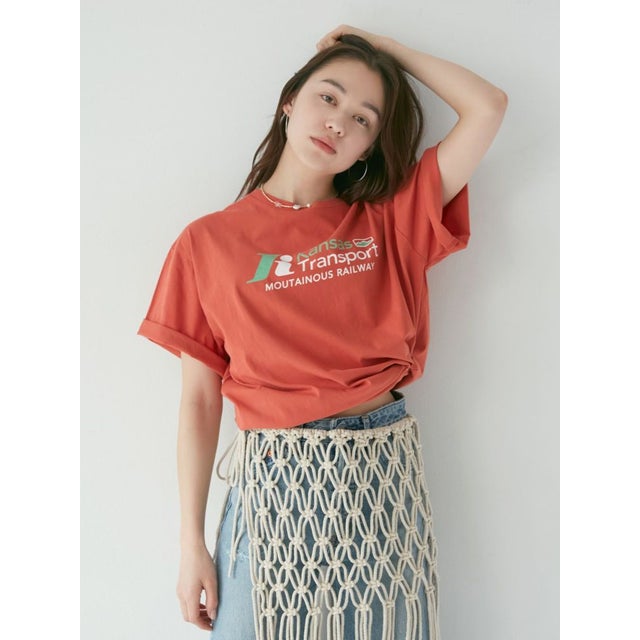 カラーロゴルーズTee （オレンジ）