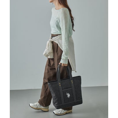ユーエスポロアッスン U.S. POLO ASSN. キャンバストートM トートバッグ USPA2651 （インディゴブルー）｜詳細画像