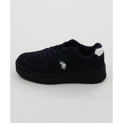 ユーエスポロアッスン U.S. POLO ASSN. ボリュームソール ワンポイント スニーカー （ネイビー）｜詳細画像