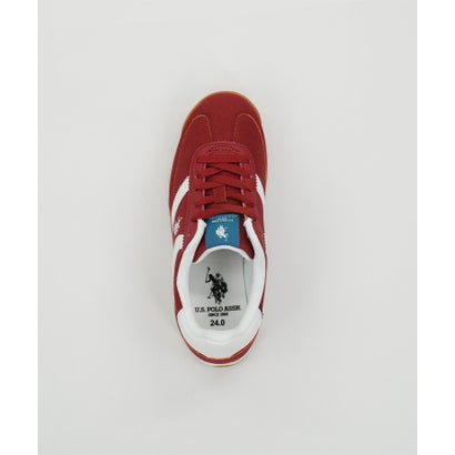 ユーエスポロアッスン U.S. POLO ASSN. ワンポイントレトロスニーカー （レッド）｜詳細画像