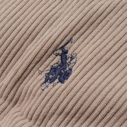 ユーエスポロアッスン U.S. POLO ASSN. ワンポイント刺しゅう コーデュロイ パファージャケット （アイボリー）｜詳細画像
