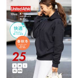 【UNITED ATHLE / ユナイテッドアスレ】10oz ヘビーウェイト フーディー パーカー 長袖 無地 ユニセックス 裏パイル 厚手 シンプル 5214 （ネイビー）
