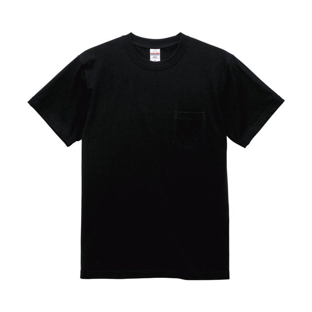 UnitedAthle 5.6オンス ハイクオリティー Tシャツ ポケット付   500601 2 （2 ブラック）
