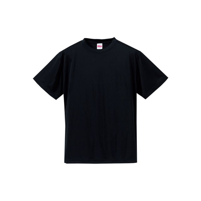 UnitedAthle 4.7オンス ドライシルキータッチTシャツ ローブリード   508801 2 （2 ブラック）