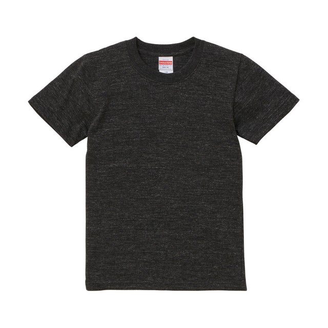 UnitedAthle 5.6オンスTシャツ キッズ   500102C 725 （725 ヘザーブラック）