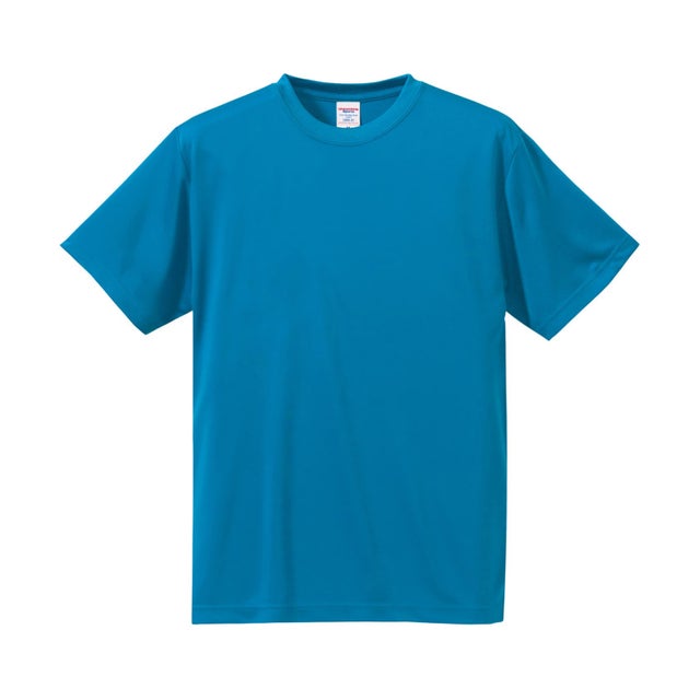 UnitedAthle 4 . 7オンス ドライシルキータッチTシャツ  508801XX 538 （538 ターコイズブルー）