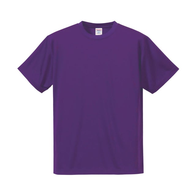 UnitedAthle 4 . 7オンス ドライシルキータッチTシャツ  508801XX 539 （539 バイオレットPPL）