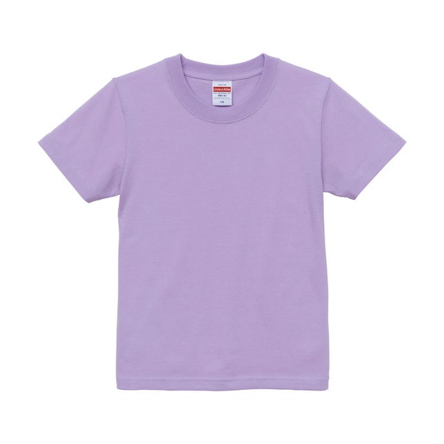 UnitedAthle 5.6オンスTシャツ キッズ   500102C 494 （494 ライトパープル）