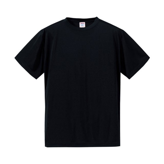 UnitedAthle 4 . 7オンス ドライシルキータッチTシャツ  508801XX 2 （2 ブラック）