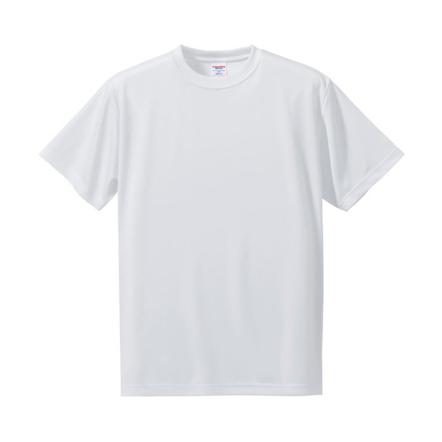 UnitedAthle 4 . 7オンス ドライシルキータッチTシャツ  508801XX 1 （1 ホワイト）