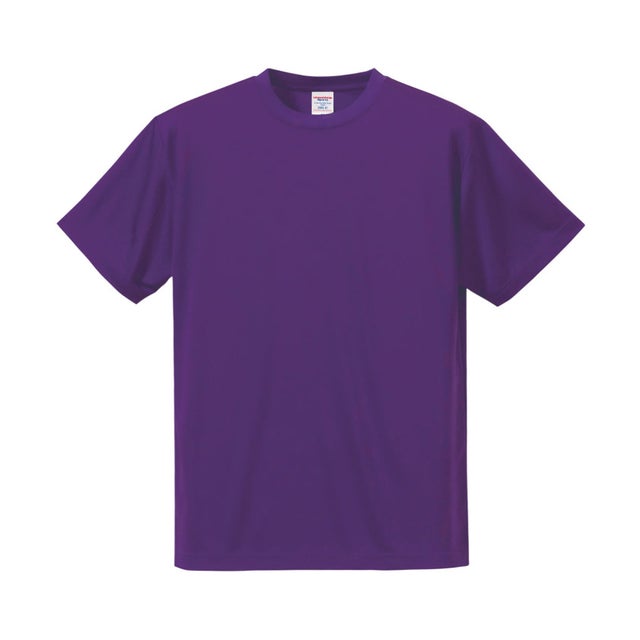 UnitedAthle 4 . 7オンス ドライシルキータッチTシャツ  508801X 539 （539 バイオレットパープ）