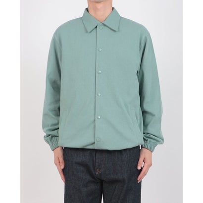 cotton jersey coach jacket / コットン ジャージー コーチジャケット 一重 4487 （スモーキーグリーン系）｜詳細画像