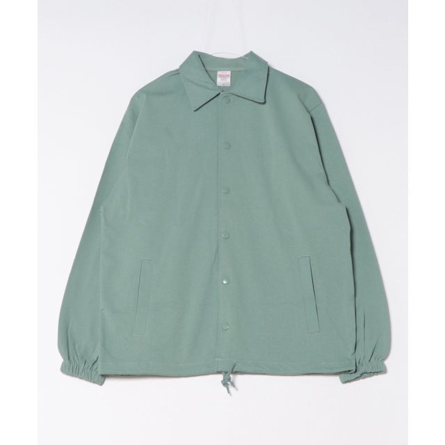 cotton jersey coach jacket / コットン ジャージー コーチジャケット 一重 4487 （スモーキーグリーン系）