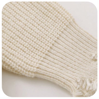 ユーム U：UME Design Broken Patch Sweater （Black）｜詳細画像