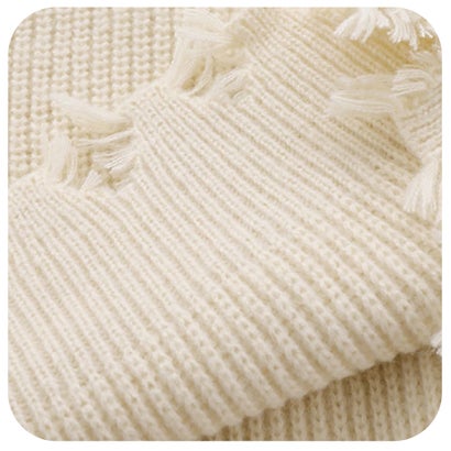 ユーム U：UME Design Broken Patch Sweater （Black）｜詳細画像