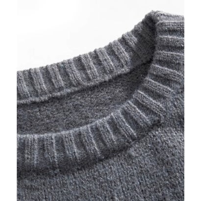 ユーム U：UME Contrast Color Stitching Knit （Gray）｜詳細画像