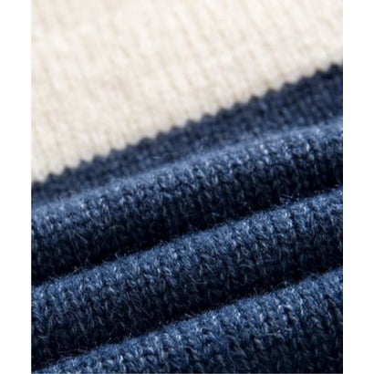 ユーム U：UME Contrast Color Stitching Knit （Gray）｜詳細画像