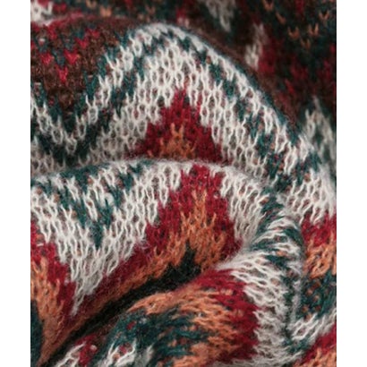 Vintage Chevron Jacquard Cardigan （Black）｜詳細画像