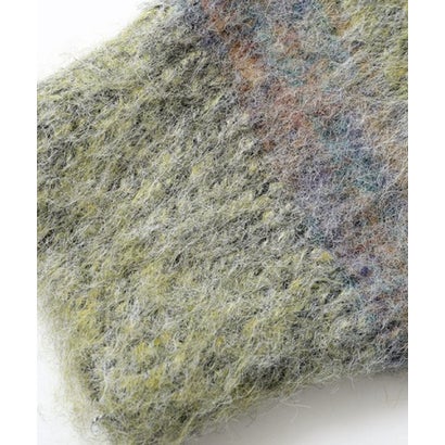 ユーム U：UME Contrast Stitch Detail Cardigan （Green）｜詳細画像