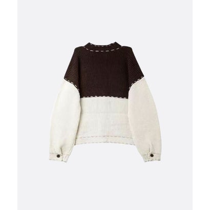 ユーム U：UME Multi Cargo Pocket Contrast Cardigan （Brown）｜詳細画像