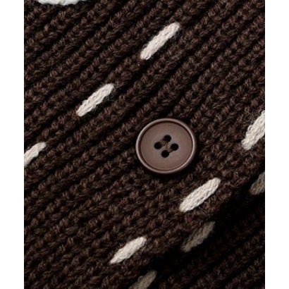 ユーム U：UME Multi Cargo Pocket Contrast Cardigan （Brown）｜詳細画像