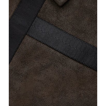 ユーム U：UME PU Contrast Faux Suede Cropped Jacket （Black）｜詳細画像