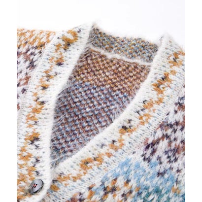 Retro Multi-Color Confetti Cardigan （Colorful）｜詳細画像