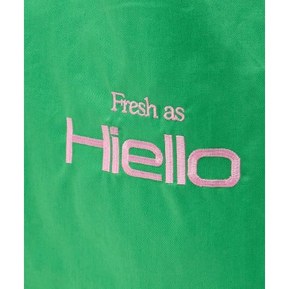 ＜HIELLO＞ロゴ トート バッグ （LIME）｜詳細画像