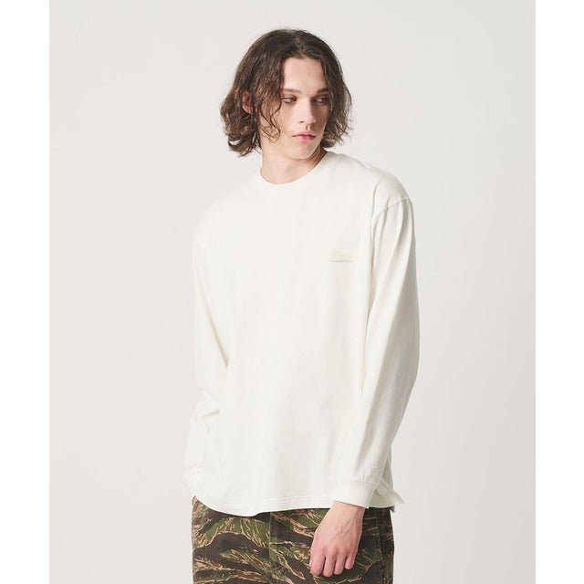 ＜CGS.＞オーガニック コットン ロングスリーブ ロゴ Tシャツ （OFF WHITE）