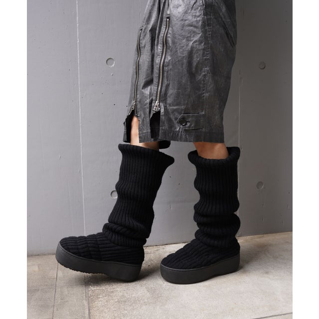 ODAKHA（オダカ）ODAKHAxSUBU/  loose socks boots （ブラック）