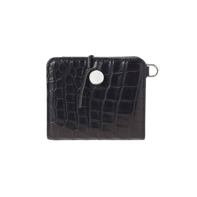 CRISTY WIND COMPACT WLT／CROCO （ブラック）