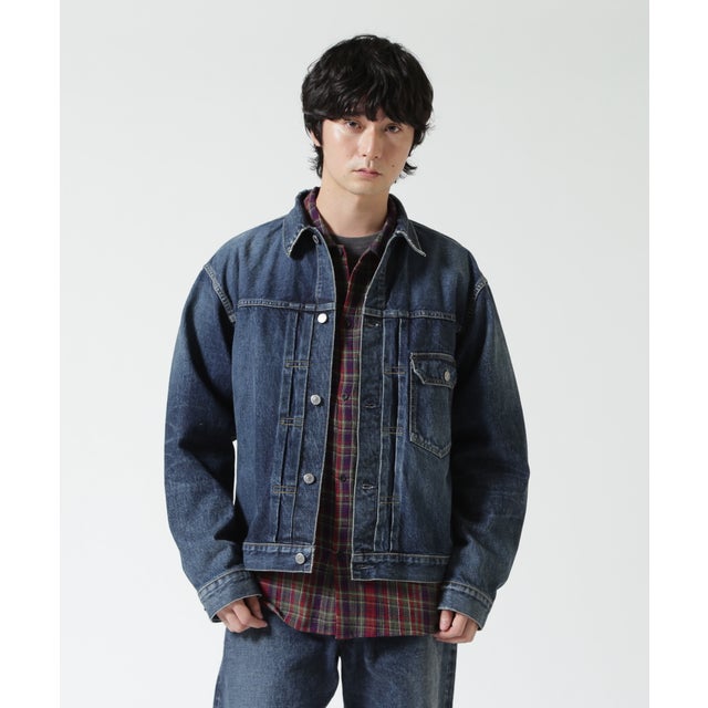 MINEDENIM/ Denim Classic Trucker Jacket TYPE-1 USD （インディゴ7）