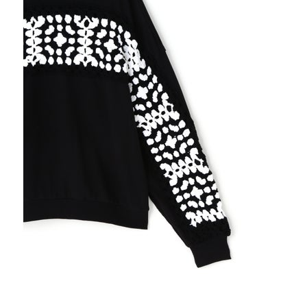 DISCOVERED（ディスカバード）別注CROCHET SLEEVE PARKA （グレー）｜詳細画像