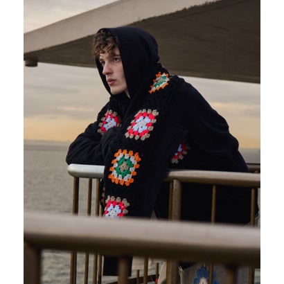 ビーセカンド B'2nd DISCOVERED（ディスカバード）別注CROCHET SLEEVE PARKA （グレー）｜詳細画像