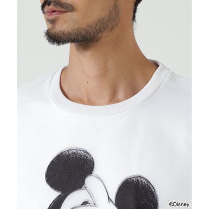TRIPPY ART（トリッピーアート）MEKAKUSHI MICKEY 3D L/S （ホワイト）｜詳細画像