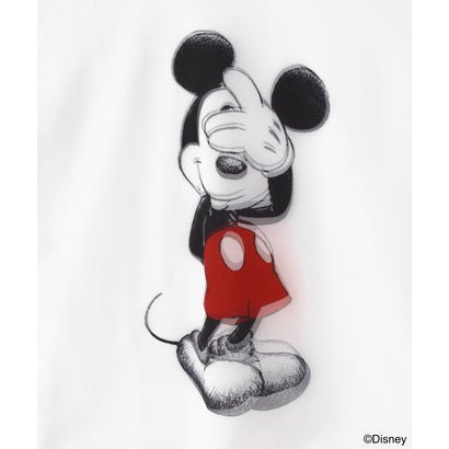 TRIPPY ART（トリッピーアート）MEKAKUSHI MICKEY 3D L/S （ホワイト）｜詳細画像
