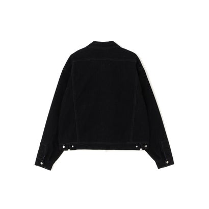 ANOTHER ROOM（アナザールーム）FLOCKY DENIM TRUCKER （ブラック）｜詳細画像