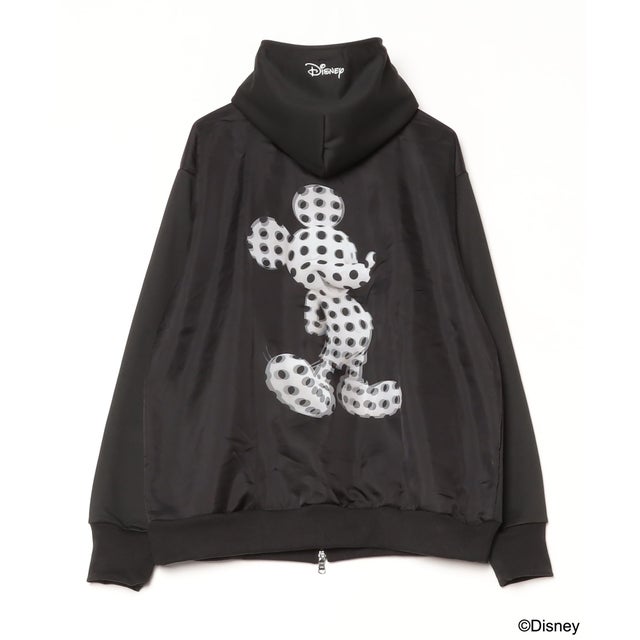 DOT MICKEY 3D ZIP SWEAT PARKA （ブラック）