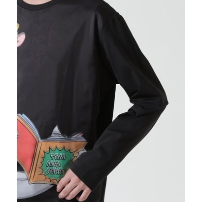 TRIPPY ART（トリッピーアート） TOM & JERRY 3D L/S TEE （ブラック）｜詳細画像