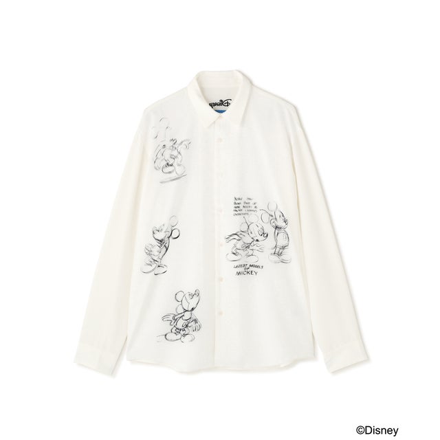 TRIPPY ART（トリッピーアート） SENGA MICKEY 3D SHIRTS （ホワイト）