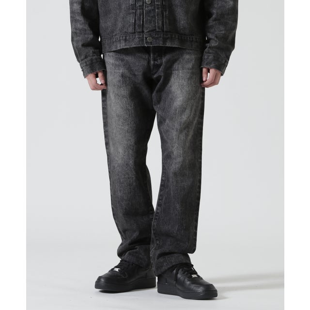 MINEDENIM /  B.S.Denim Contemporary Straight Jeans （ブラック）