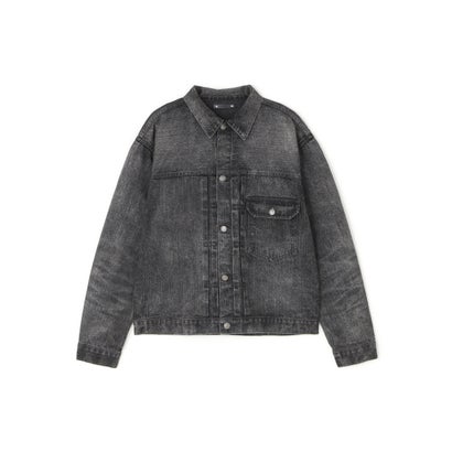 MINEDENIM (マインデニム) Denim Classic Trucker Jacket TYPE-1 BKU （ブラック）｜詳細画像