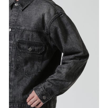 MINEDENIM (マインデニム) Denim Classic Trucker Jacket TYPE-1 BKU （ブラック）｜詳細画像