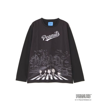 ビーセカンド B'2nd TRIPPY ART(トリッピーアート）SNOOPY ABBEY ROAD 3D L/S TEE （ホワイト）｜詳細画像