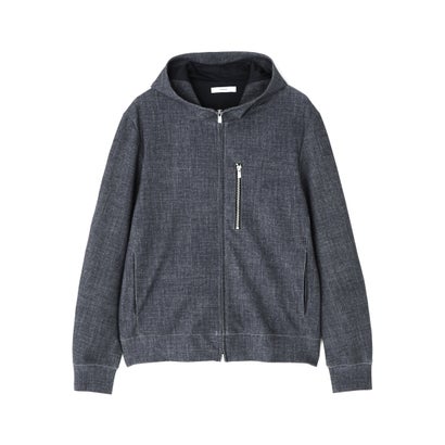 PIUORO DENIM PRINT ZIP PARKA （インディゴ7）｜詳細画像